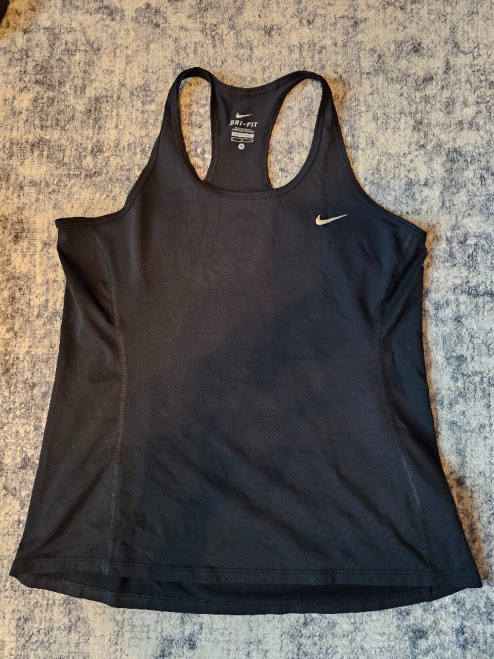 Nike Dri-FIT Racerback Athletic Tank Top Black Women’s Size Medium